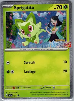 Sprigatito 191 Holo SV: Scarlet & Violet Promo Cards - Pokemon Card - NM - Image 1