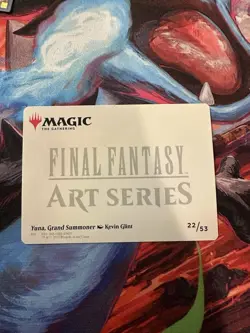 Yuna, Grand Summoner (Gold-Stamped Signature) Art Series: Final Fantasy Regular - Image 2