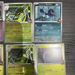 Pokemon bundle Ascended Heroes Reverse Holo bundle TEAM ROCKET R pattern 8x card - Image 3