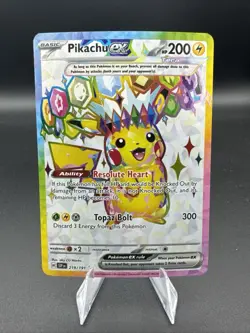 Pikachu ex 219/191 Ultra Rare FA Pokemon TCG Surging Sparks SSP 2024 NM English - Image 1