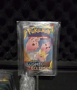 Pokemon Sun & Moon Cosmic Eclipse New Sealed Unweighed Booster Pack - Image 1