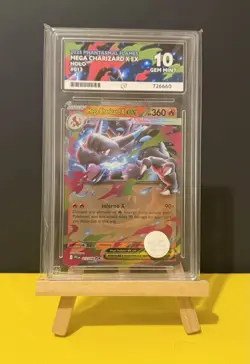 Pokemon TCG Phantasmal Flames Charizard X EX 013/094 Gem Mint Ace 10 - Image 1