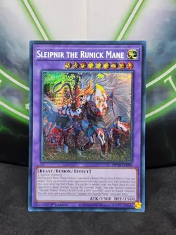 Yugioh Sleipnir the Runick Mane MP24-EN096 Secret Rare 1st Edition NM - Image 1