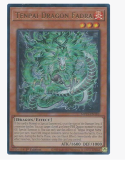 x3 Tenpai Dragon Fadra - MP25-EN183 - Ultra Rare YuGiOh - Image 1