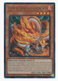 x3 Tenpai Dragon Chundra - MP25-EN184 - Ultra Rare YuGiOh - Image 1