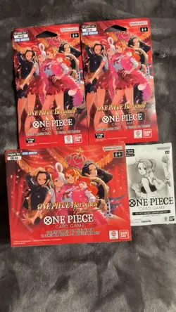 One Piece EB-03 Heroines Edition Booster Box SEALED + Dash pack + 2 Booster Pack - Image 1
