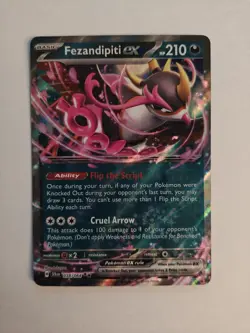 Pokemon Fezandipity EX 038/064 Double Rare TCG Card Shrouded Fable N/M Better - Image 3
