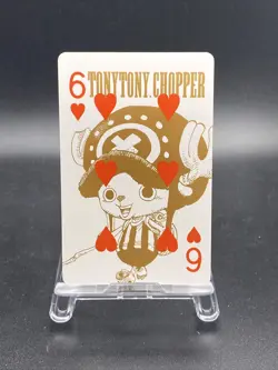 Tony Tony Chopper Heart Six One Piece Japan Limited Film Gold Playing Cards - Image 1