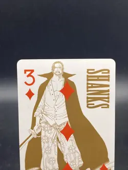 Shanks Diamond Three One Piece Japan Limited Film Gold Playing Cards - Image 2
