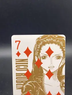 Nico Robin Diamond Seven One Piece Japan Limited Film Gold Playing Cards - Image 2