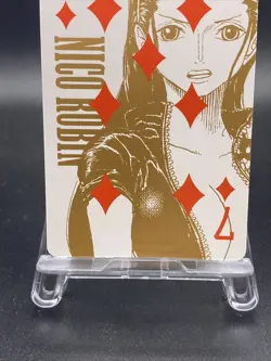 Nico Robin Diamond Seven One Piece Japan Limited Film Gold Playing Cards - Image 3