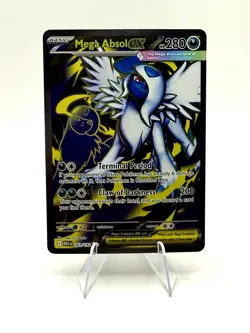 Mega Absol EX Holo Ultra Rare Card 161/132 ME01 Mega Evolution - Image 1