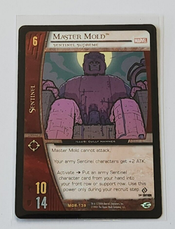 2004 VS SYSTEM MASTER MOLD SENTINEL SUPREME GAME CARD - Image 1