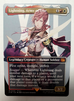 Lightning, Army of One - Borderless Mythic - MTG Final Fantasy - 0400 NM - Image 1