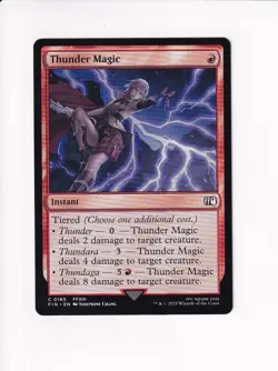 MAGIC THE GATHERING MTG FINAL FANTASY THUNDER MAGIC (#2) (X) - Image 1