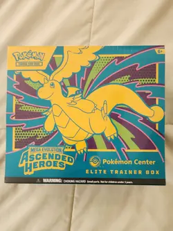 Pokemon TCG Ascended Heroes Pokemon Center Exclusive Elite Trainer Box ETB - Image 1