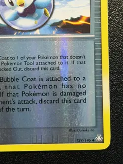 REVERSE HOLO Bubble Coat 129/146 LP - Legends Awakened Pokemon Card - Image 4