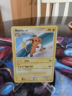 Raichu - 3/17 Pop Series 9 Regular Rare Pokemon TCG MP - Image 2