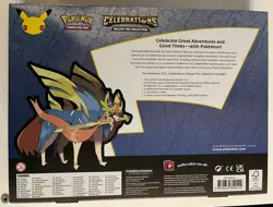 Pokemon Zacian Celebrations Deluxe Pin Collection Box Brand New Factory Sealed - Image 3