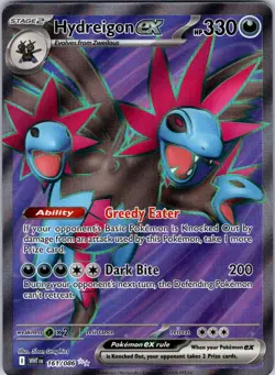 Hydreigon ex - 161/086 SV: White Flare Pokemon TCG NM - Image 1