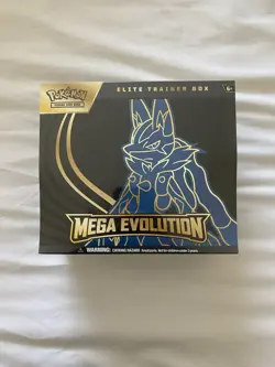 Pokemon TCG Mega Evolution Elite Trainer Box ETB (Lucario) NEW Factory Sealed - Image 1