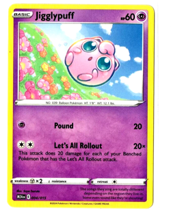 2025 McDonald’s Pokemon Dragon Discovery - M24EN - Jigglypuff - 004/015 - Image 1
