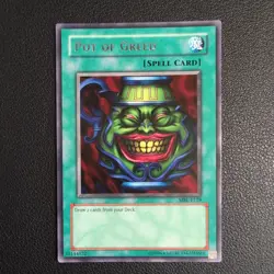 Pot of Greed MRL-E129 Rare Unlimited Yugioh very good - Image 1
