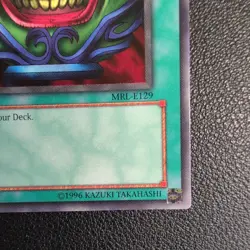 Pot of Greed MRL-E129 Rare Unlimited Yugioh very good - Image 4