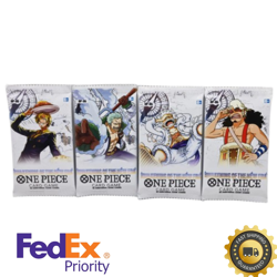 One Piece Card Game Booster Box 30 Packs 300 Cards Rare Flash Cards Luffy TCG - Image 4