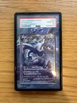 Pokemon Lugia v Alt Full Art Ultra Rare Card 186/195 — PSA 10 - Image 1