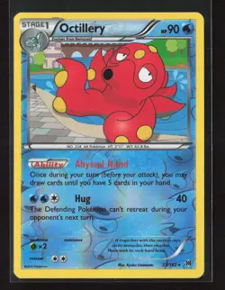 Octillery 33/162 Reverse Holo Rare XY - BREAKthrough Pokemon Card - Image 1