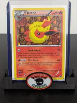 Pokemon Card 2013 FLAREON BW88 Rare Holo Black Star Promo Black & White NM - Image 1