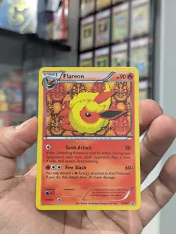 Pokemon Card 2013 FLAREON BW88 Rare Holo Black Star Promo Black & White NM - Image 2