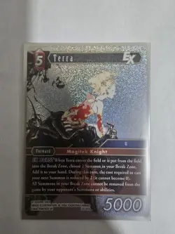 Terra 23-011L: Forward 5000 Power EX Burst Foil FINAL FANTASY VI TCG Card - Image 1