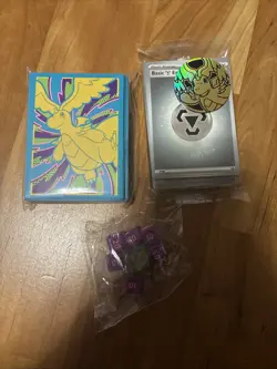 Pokemon Ascend Accessories Bundle Coin, Sleeves, Energy Cards & Dice New Sealed - Image 2
