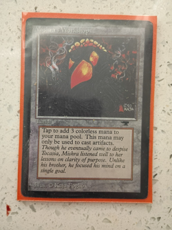 Magic: The Gathering Mishra's Workshop Land Antiquities Rare 93 kaja english - Image 1