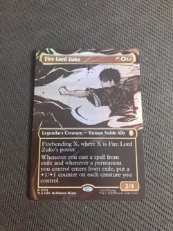 MTG – Avatar – Fire Lord Zuko Borderless Foil – Rare 0315 - Image 1