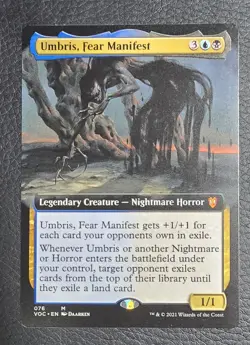 Umbris, Fear Manifest (Extended Art) Commander: Innistrad: Crimson Vow MTG - Image 1