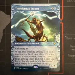 1 x Thundertrap Trainer - Foil - Showcase - Bloomburrow - NM-Mint - MTG - Image 1