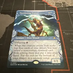 1 x Thundertrap Trainer - Foil - Showcase - Bloomburrow - NM-Mint - MTG - Image 2