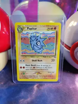 Pupitar 45/75 Pokemon TCG Neo Discovery Unlimited Regular Uncommon LP - Image 1