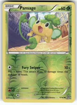 Pansage XY - BREAKthrough Common Pokemon Lightly played - Image 1