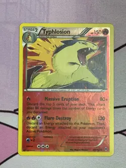 Typhlosion 20/162 Rev Reverse Holo XY Breakthrough Pokemon NM - Image 3