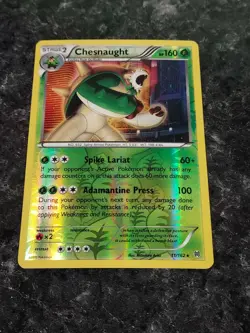 Chesnaught 11/162 XY BREAKthrough Pokemon Reverse Holo Foil Rare Nice! - Image 1