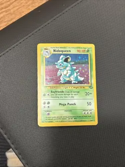 NIDOQUEEN 7/64 UNLIMITED JUNGLE POKEMON (VINTAGE - HOLO RARE, VLP+) - Image 2