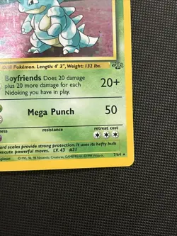 NIDOQUEEN 7/64 UNLIMITED JUNGLE POKEMON (VINTAGE - HOLO RARE, VLP+) - Image 4