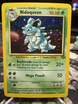 1999 Pokemon Jungle Nidoqueen #7/64 - Image 1