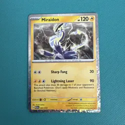 Miraidon 003/015 - McDonald's 2025 Dragon Discovery Pokemon NM - Image 1