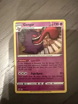 2021 Pokemon Chilling Reign Gengar #57 Rare Holo Halloween Trick Or Trade TCG - Image 1