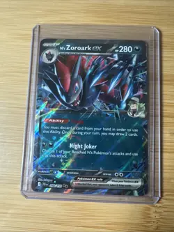 N's Zoroark Ex 98/159 Pokemon TCG S&V Journey Together Double Rare Holo NM - Image 1